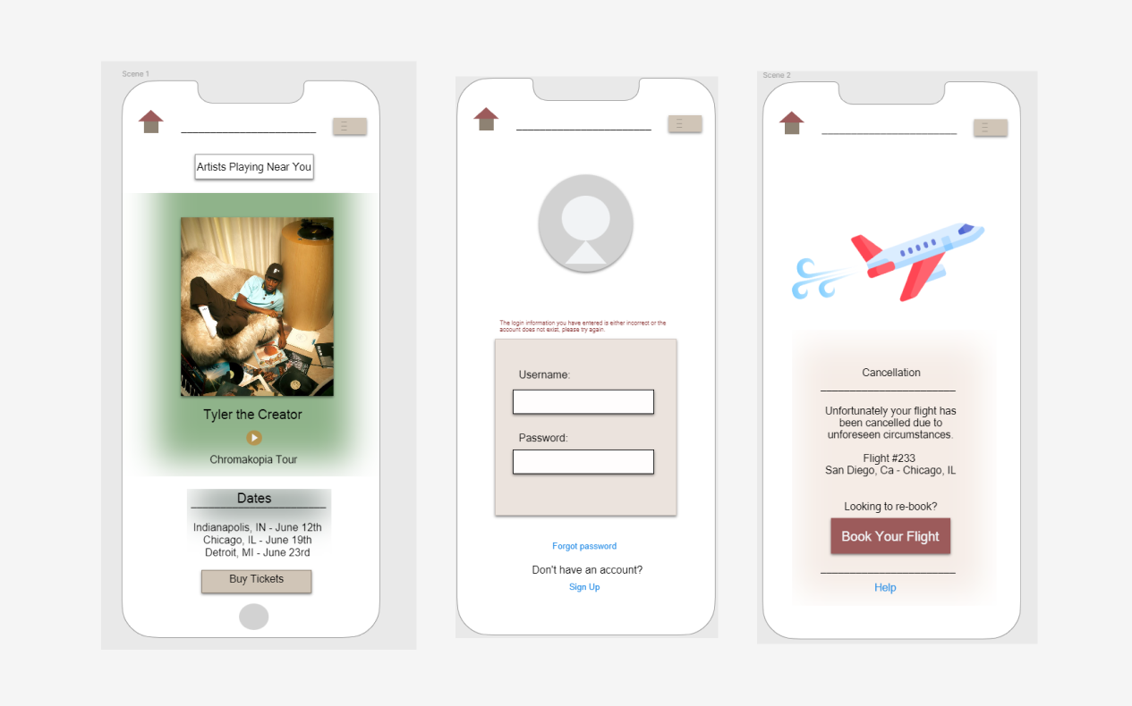 app pages